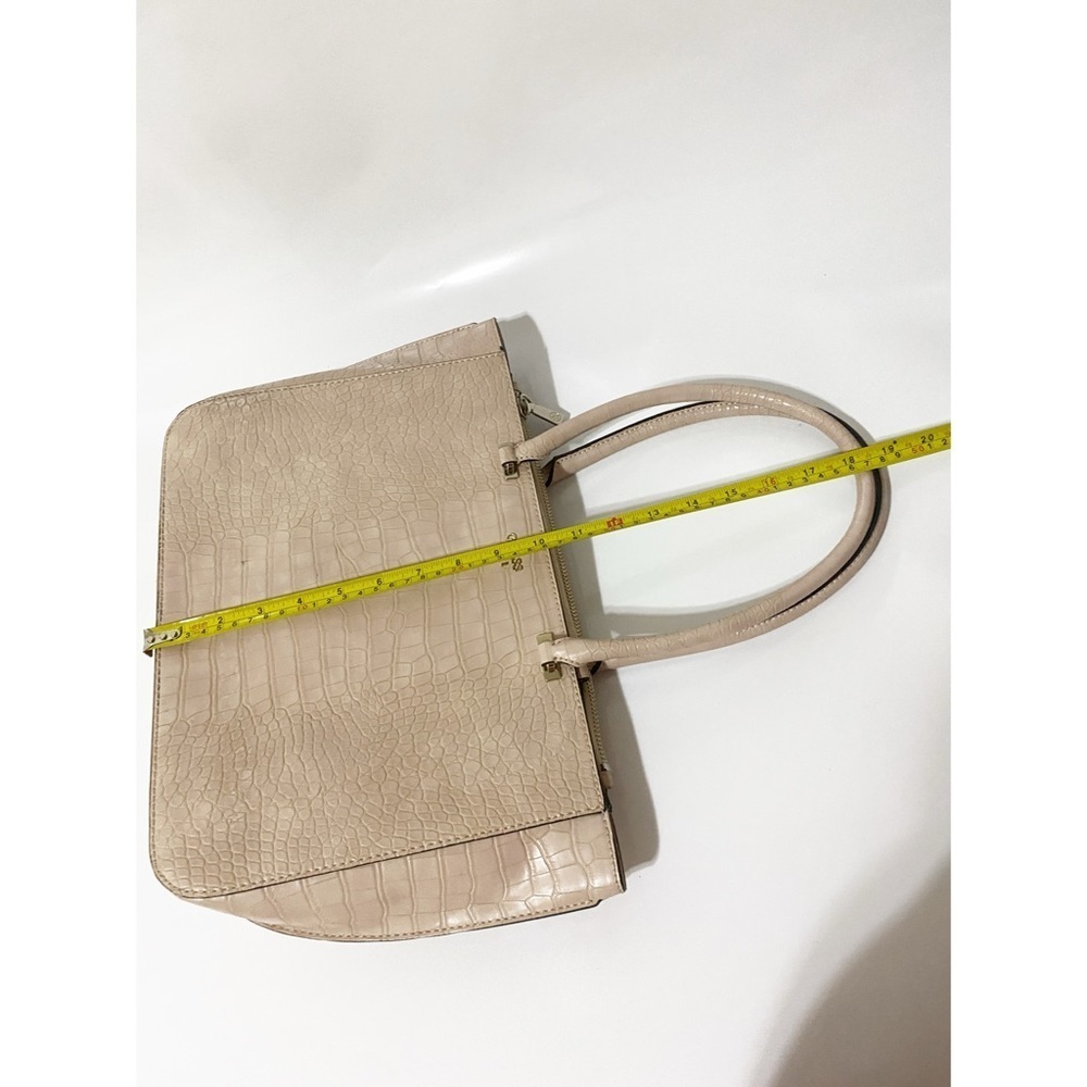 GUESS Croco Faux Leather Texture Tote Bag - Picture 10 of 16